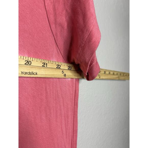 Lane Bryant Livi Hooded Midi Dress Coral White NWT Stretch Comfy Size 22/24 - Picture 9 of 9